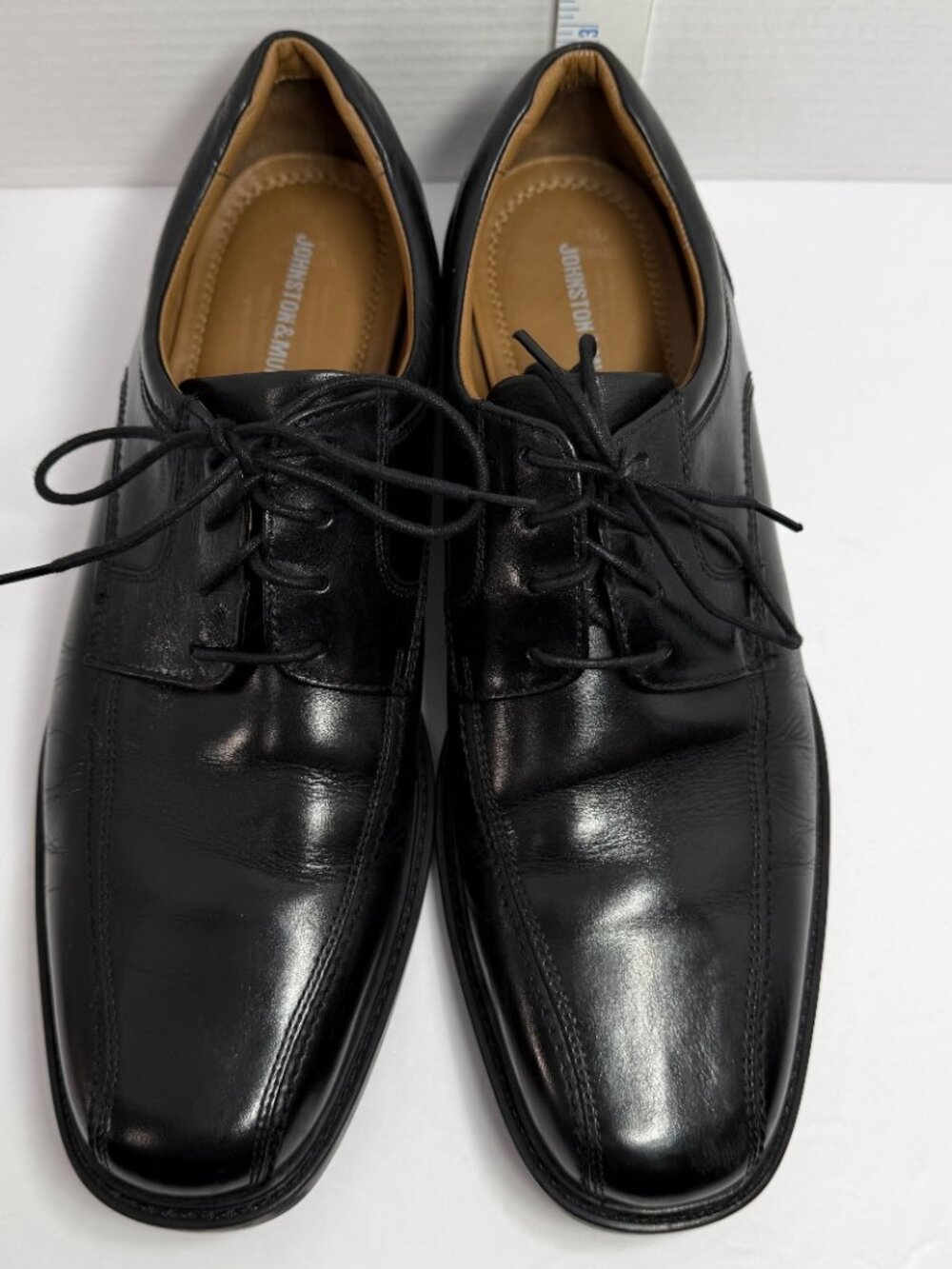 Johnston & Murphy Tabor Run Off Men's 12M Leather Oxford Dress Shoes #20-4865